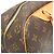 Louis Vuitton Monogram Deauville Handbag Brown - view 6