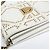 Borsa a tracolla con catena Christian Dior Diorama Studs Bianco - vista 6