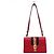 Bolsa de ombro em couro para mulher Gucci Sylvie 421882 Vermelho