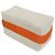 Hermès Hermes Brid A Black PM Borsa a mano/Pouch in cotone Beige Arancione - vista 2
