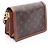 Borsa a tracolla Louis Vuitton Dauphine Mini Monogram Reverse Marrone Beige - vista 2