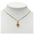 Collana con ciondolo a catena vintage Chanel Coco Mark D'oro - vista 6