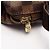 Borsa a tracolla Louis Vuitton Naviglio Damier Ebene Marrone - vista 13