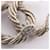 Orecchini a cerchio Chanel Coco Mark Silver Argento  - vista 4