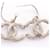 Orecchini a cerchio Chanel Coco Mark Silver Argento  - vista 6