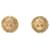 Orecchini a clip Chanel Coco Mark Logo D'oro  - vista 1