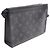 Borsa a tracolla portafoglio portatile Louis Vuitton Gaston Marrone Nero - vista 2