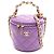 Chanel Matelassé Small Vanity 2-Way Handtasche Lila