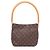 Borsa a tracolla Louis Vuitton Looping MM Monogram Marrone