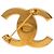 Spilla Vintage Chanel Coco Mark D'oro - vista 3