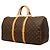 Borsa Boston Louis Vuitton Monogram Keepall 50 Marrone Monogramma - vista 2