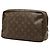 Borsa a Clutch Louis Vuitton Monogram Trousses Toilette 28 Marrone Monogramma - vista 2