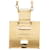 Hermès Hermes Eileen Chain Pendant Necklace Black  - view 3