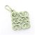 Charm per borsa Loewe Anagram Verde - vista 2