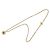 Collana a catena vintage Chanel Coco Mark Gripoix con pendente Blu D'oro - vista 4