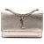 Saint Laurent Gold Mini Metallic Calfskin Monogram Sunset Wallet on Chain D'oro