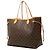 Louis Vuitton Brown Monogram Neverfull GM Marrone - vista 2