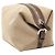 Pouch Prada in tela Canapa beige con logo - vista 2