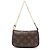 Louis Vuitton Brown Monogram Mini Pochette Accessoires Marrone