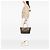 Louis Vuitton Brown Monogram Raspail PM Marrone - vista 6