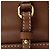 Clutch con tracolla Burberry in vitello marrone - vista 9