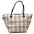 Borsa Tote Burberry Beige House Check Canvas