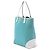 Tote Gucci in tela GG blu - vista 2