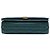 Bolsa de Ombro Saint Laurent Becky Mini em pele de cordeiro acolchoada Verde com corrente Verde escuro - vista 3