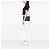 Bolsa de Ombro Saint Laurent Becky Mini em pele de cordeiro acolchoada Verde com corrente Verde escuro - vista 6