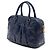 Borsa Satchel Miu Miu Blue Vitello Lux Plissettata Blu scuro - vista 2