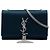 Saint Laurent Blue Small Satin Monogram Kate Tassel Crossbody Blu navy