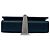 Saint Laurent Blue Small Satin Monogram Kate Tassel Crossbody Blu navy - vista 3