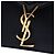 Borsa Saint Laurent Cassandra con chiusura monogramma in pelle di vitello liscia nera Nero - vista 5