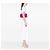 Saint Laurent College Monogram Schultertasche aus Lammleder Chevron in Rosa, Größe Medium Pink - Ansicht 6