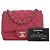 Chanel Pink Mini Square Classic Caviar Single Flap Rosa - vista 15