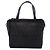 Borsa a mano Fendi Mini Zucchino Canvas Nera Nero