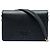 Portafoglio con catena Prada Black Saffiano Lux Monochrome Nero