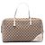 Borsa a tracolla Gucci New Britt in tela GG beige