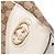 Borsa a tracolla Gucci New Britt in tela GG beige - vista 6