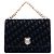 Dior Blue Large Oblique Canvas and Velvet Diorama Flap Blu navy