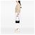 Borsa a tracolla Prada Black Tessuto Studded Etiquette Nero - vista 6