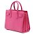 Borsa Saint Laurent Nano Leather Sac De Jour Satchel Rosa - vista 2