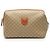 Céline Bolsa de Mão Celine Beige Macadam em lona revestida Bege