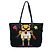 Prada Robot Tote aus Tessuto mit Saffiano-Besatz in Schwarz