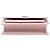 Saint Laurent Portafoglio Sunset Mini in pelle di vitello rosa con monogramma e catena - vista 3