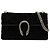 Gucci Bolsa Tiracolo Dionysus em Veludo GG Preto Medium