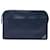 Clutch Prada Blue Saffiano Blu navy