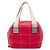 Borsa Chanel Red CC Chocolate Bar Canvas Wild Stitch Rosso