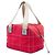Borsa Chanel Red CC Chocolate Bar Canvas Wild Stitch Rosso - vista 2