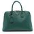 Borsa Prada Green Large Saffiano Lux Promenade Satchel Verde